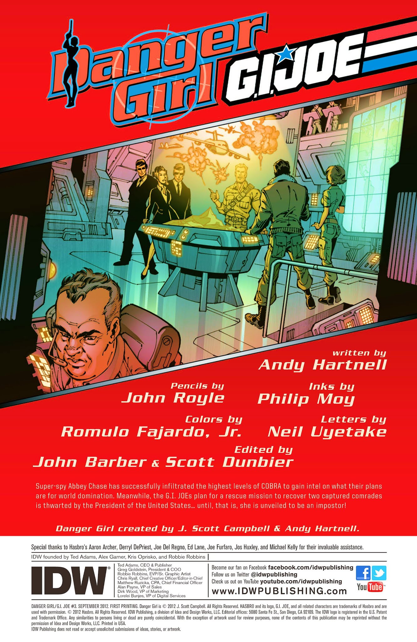 Read online Danger Girl/G.I. Joe comic -  Issue #3 - 3