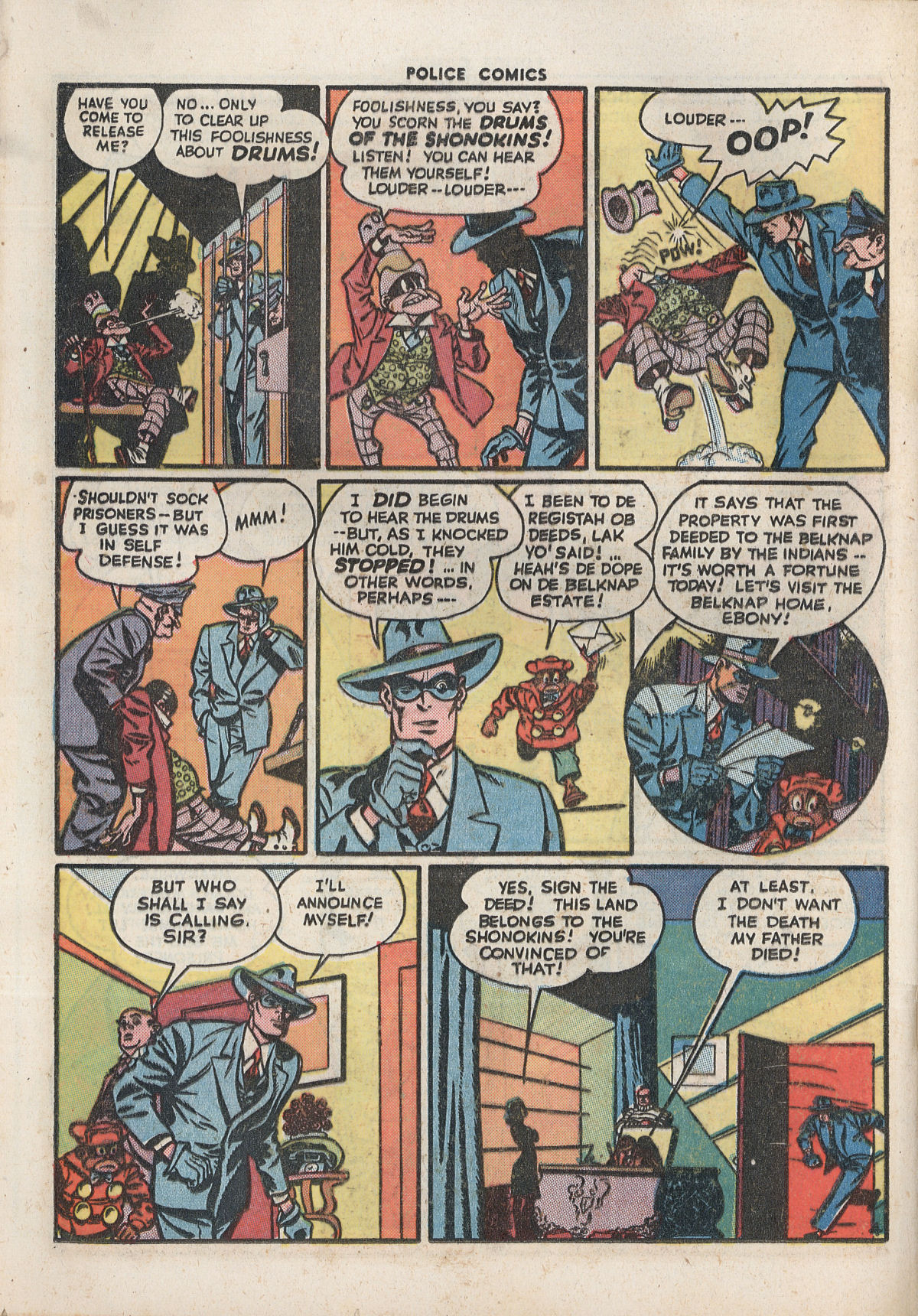 Read online Police Comics comic -  Issue #46 - 34
