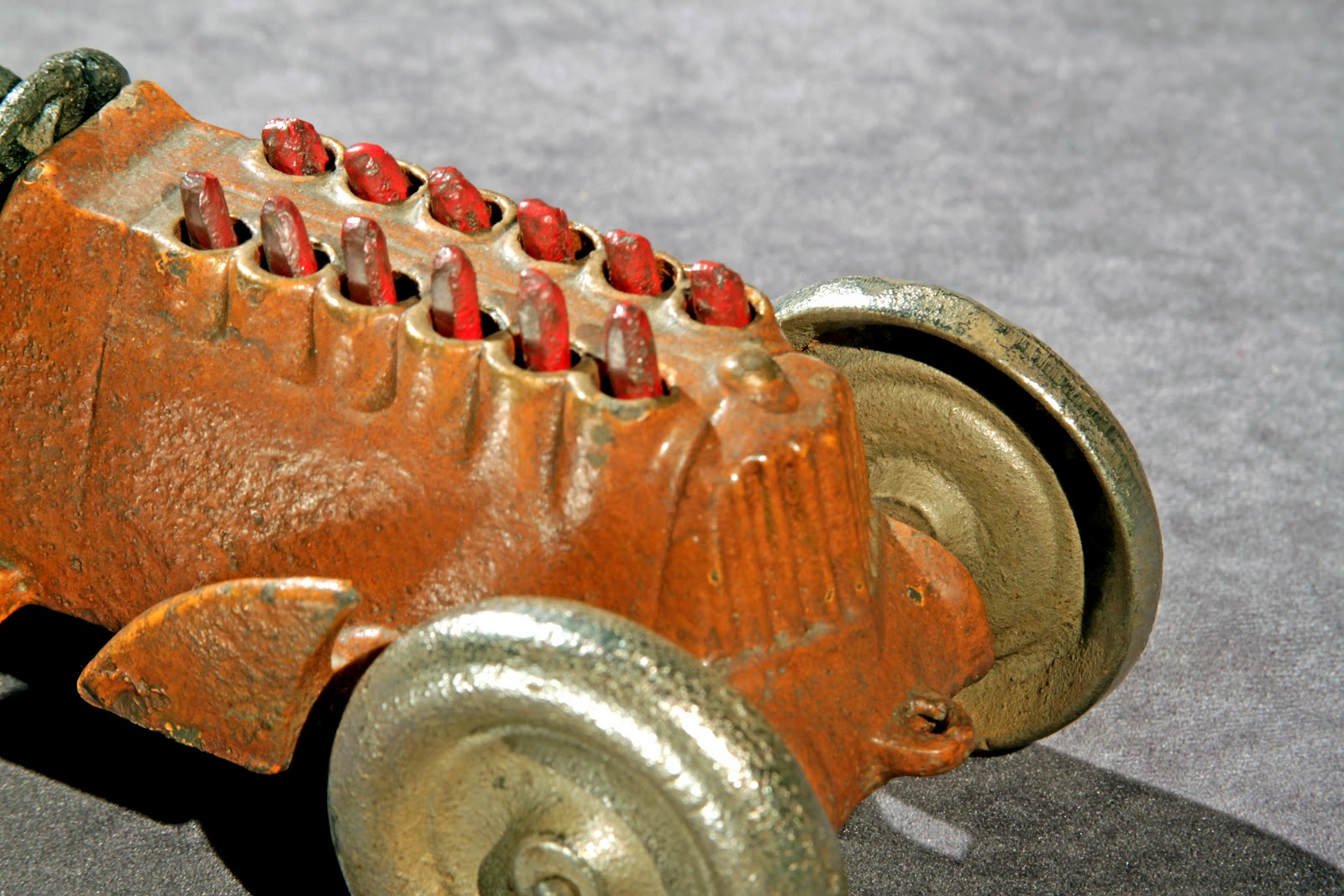 Old Antique Toys The Hubley Animated Cast Iron Racer