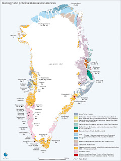 Greenland Natural Resources Map The Country Of Greenland | Geocurrents