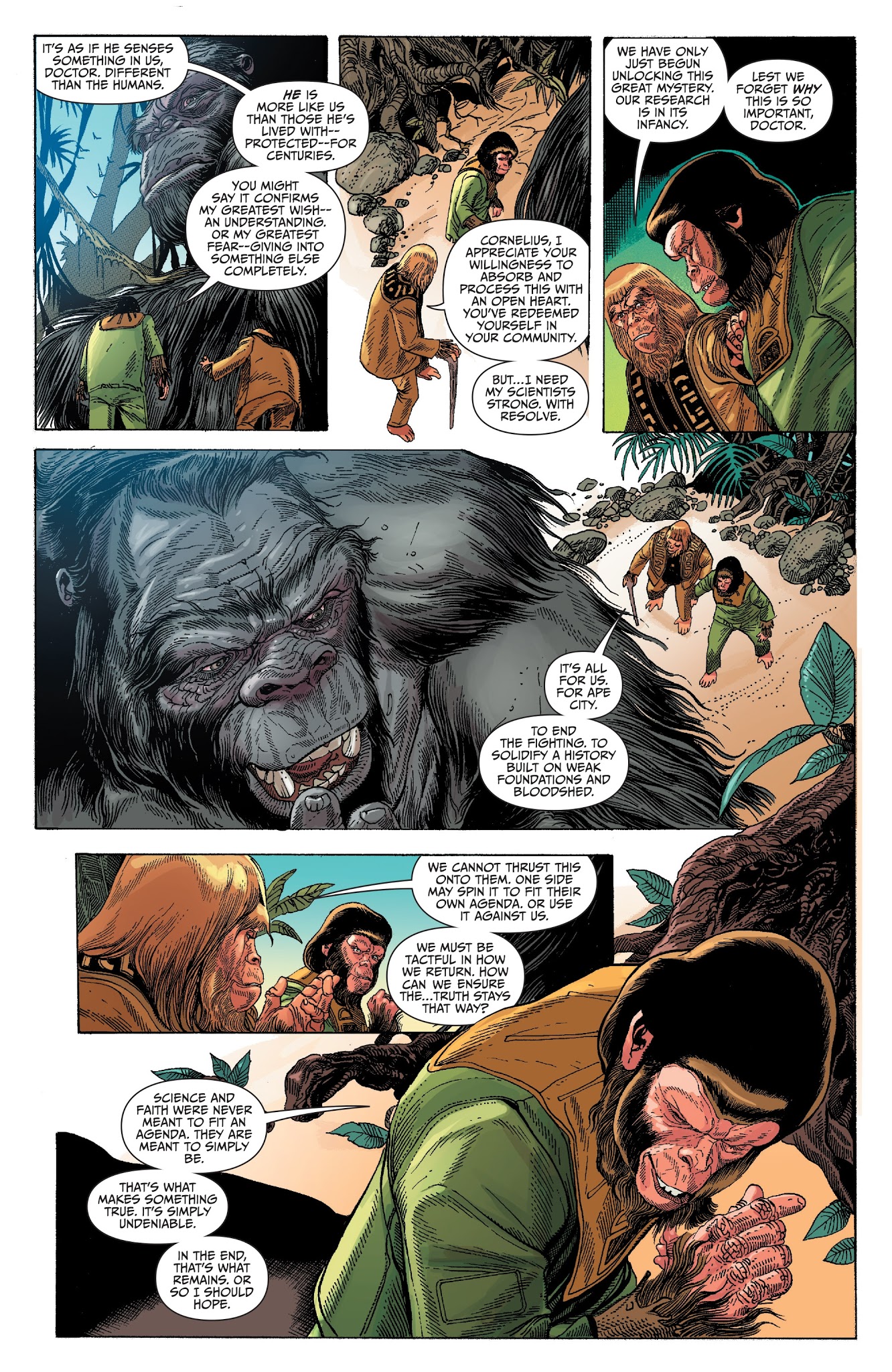Read online Kong on the Planet of the Apes comic -  Issue #3 - 4