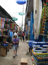 The market in Kumasi