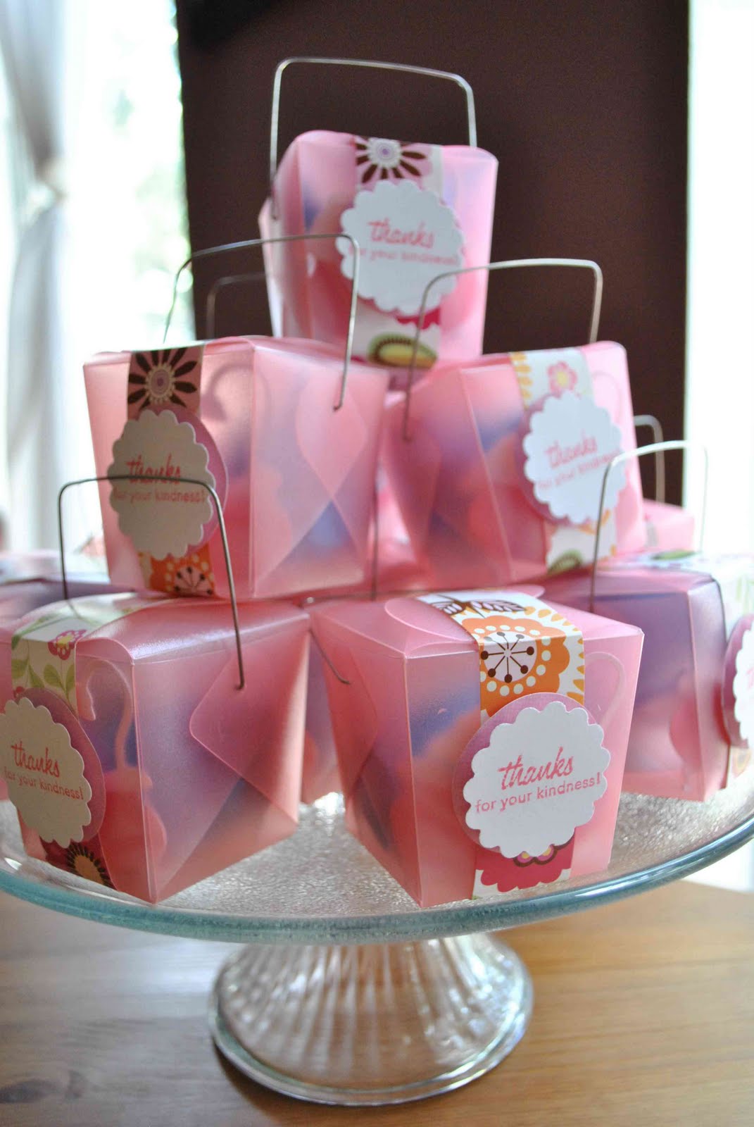 handmade baby shower favors