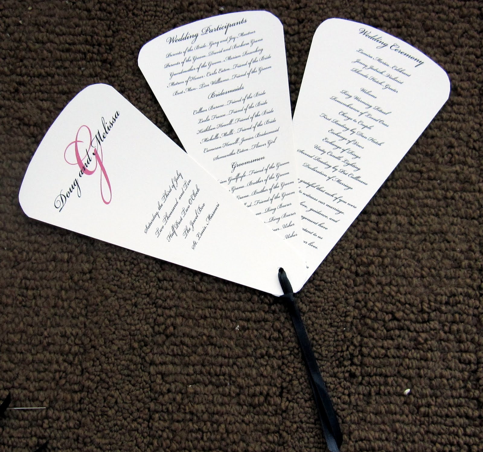 Diy Wedding Program Help