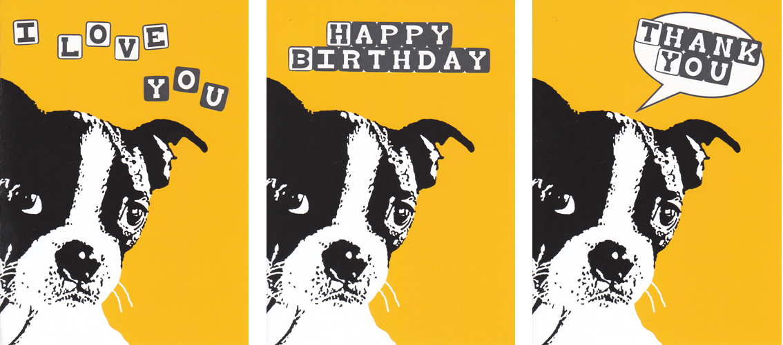 Deidre Wicks: Boston Terrier Greeting Card - Free Paper Craft Pattern