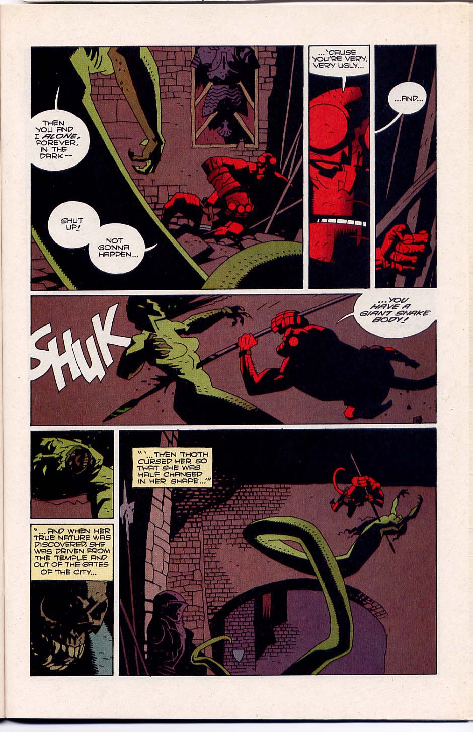 Read online Hellboy: Wake the Devil comic -  Issue #4 - 9