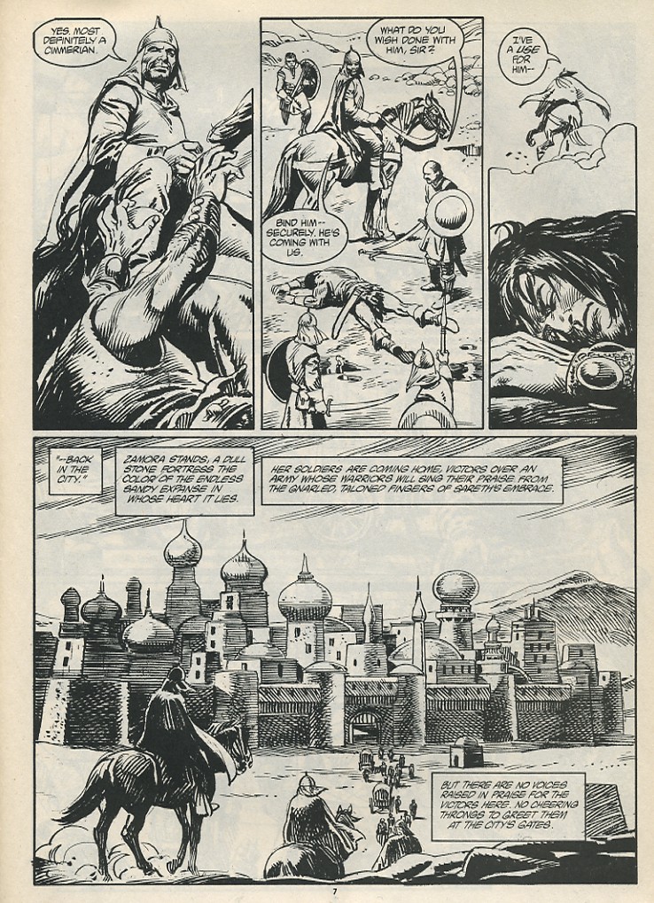 Read online The Savage Sword Of Conan comic -  Issue #181 - 9