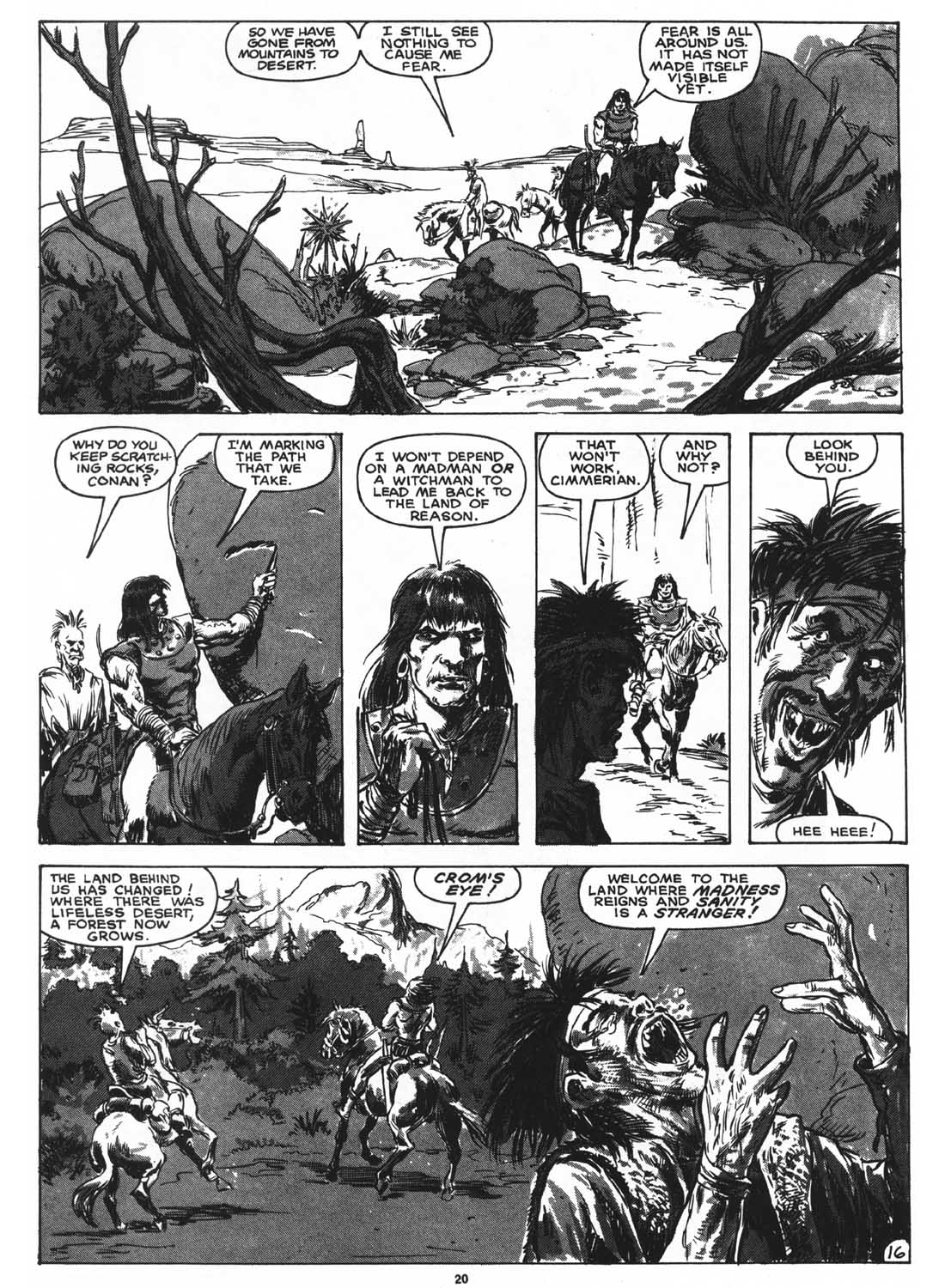 Read online The Savage Sword Of Conan comic -  Issue #161 - 22