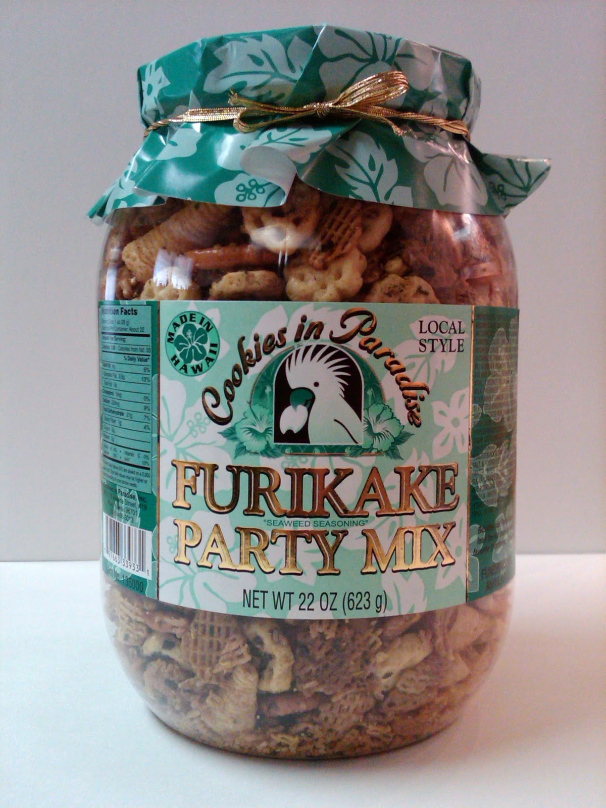 Dana Labels Furikake Party Mix by Cookies in Paradise