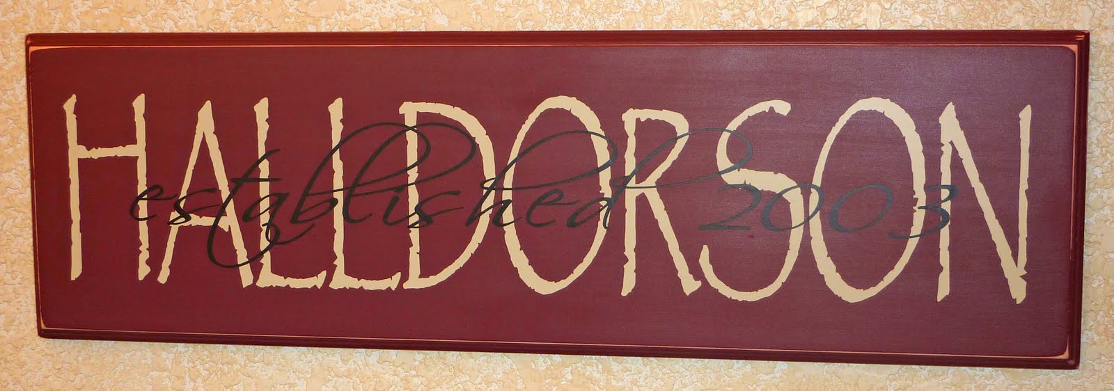 Knick Knack on Wood Family Names Boards