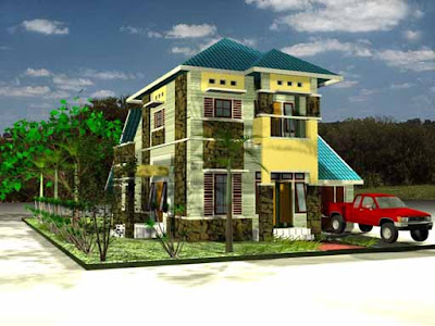  Developer: Contoh Desain Arsitek 'Rumah Jogja': Rumah Hunian 2 Tingkat