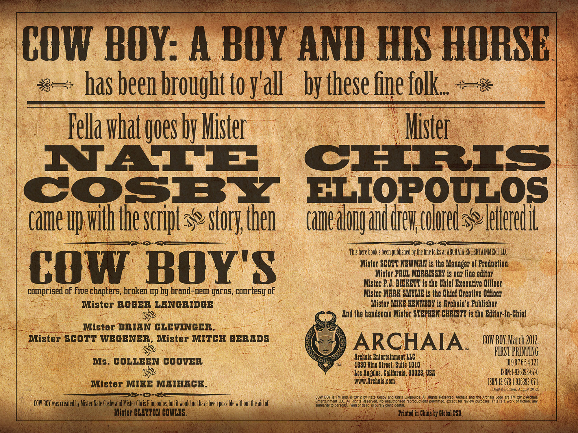 Read online Cow Boy comic -  Issue #4 - 2