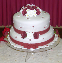 maroon cake fondant