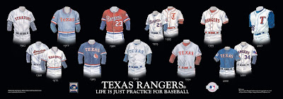 Texas Rangers 1983 uniform artwork, This is a highly detail…