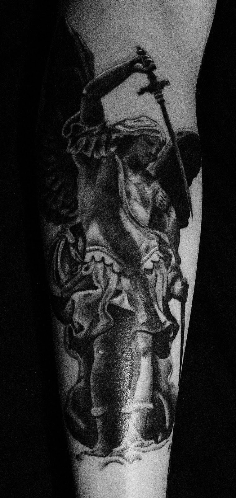 Archangel Michael ~ free update trend tatto style gratis