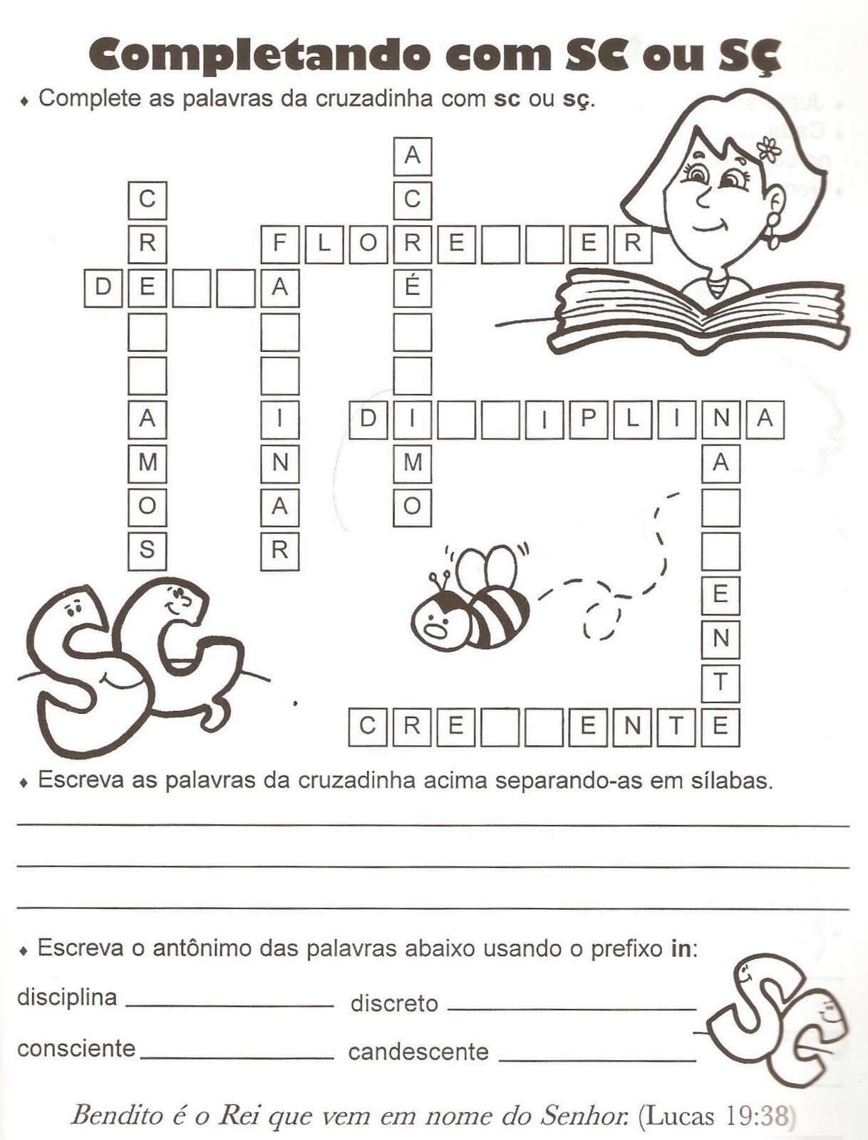 Cinco Palavras Com Sc - NAZAEDU