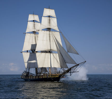 Naval Heritage Society Dockyard: Brig Niagara underway! Naval Heritage Society Dockyard: Brig Niagara underway!