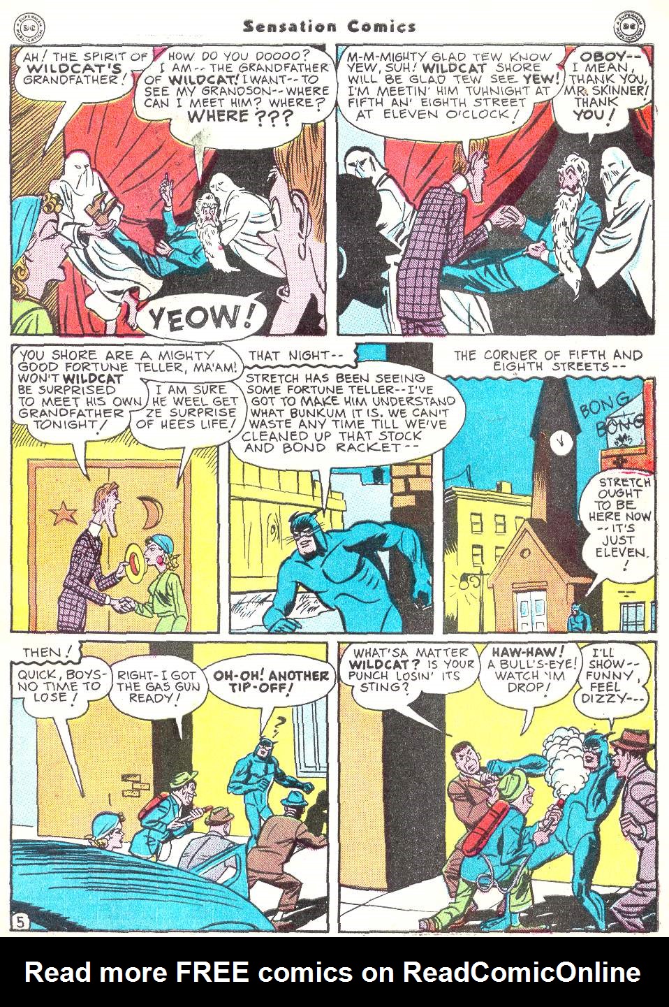 Read online Sensation (Mystery) Comics comic -  Issue #50 - 45