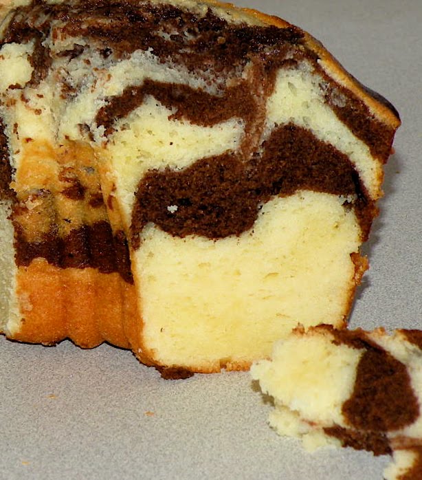 Home Sour Cream Marble Cake Bundt, Take 2