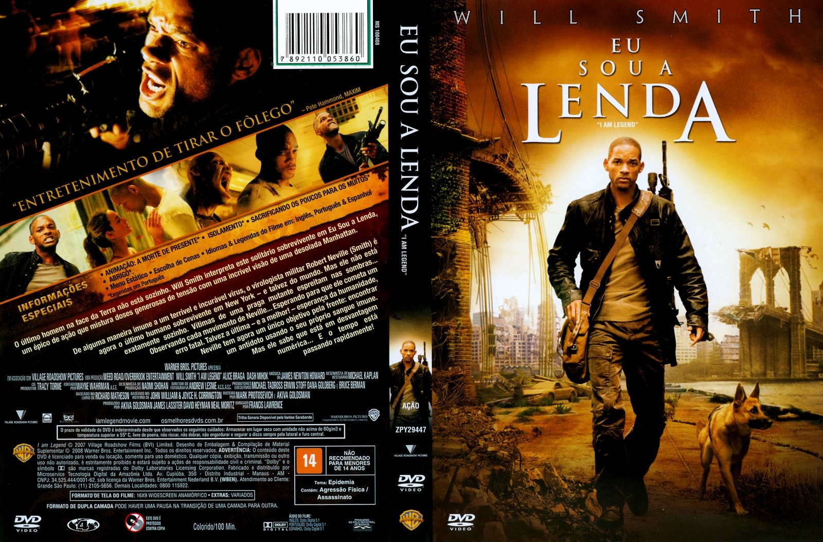 Capas De Filmes Eu Sou a Lenda Capas De Filmes Eu Sou a Lenda