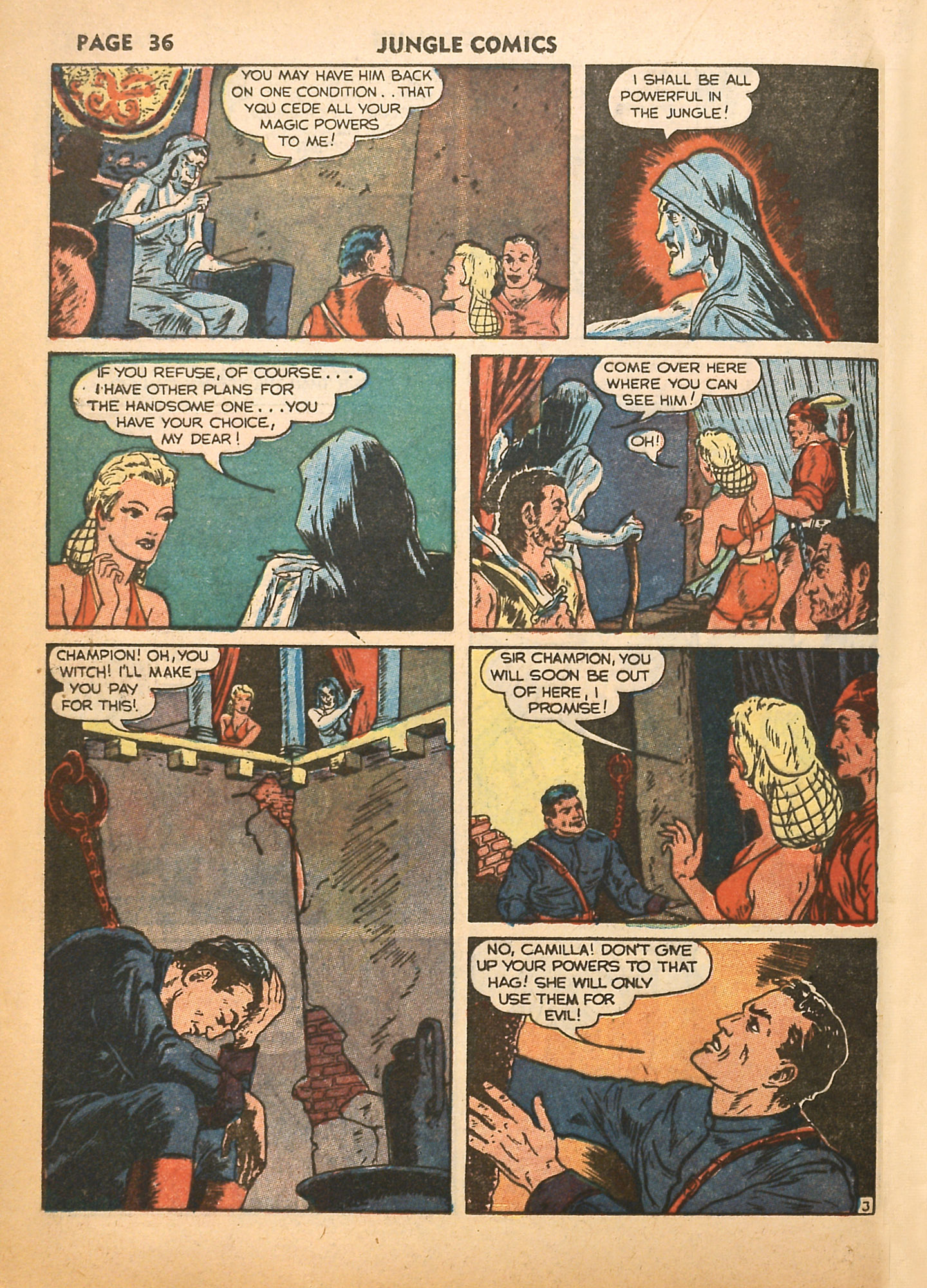 Read online Jungle Comics comic -  Issue #13 - 38