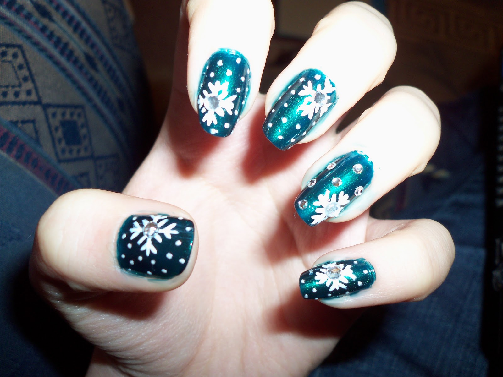 Nails in bloom Christmas Nails!