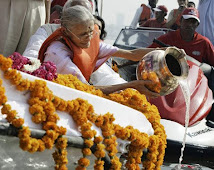 Gandhiji's ashes Photograph by Rajesh Nirgude/AP