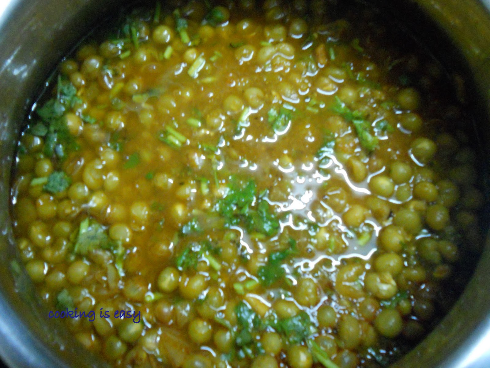 Nadan peas curry.