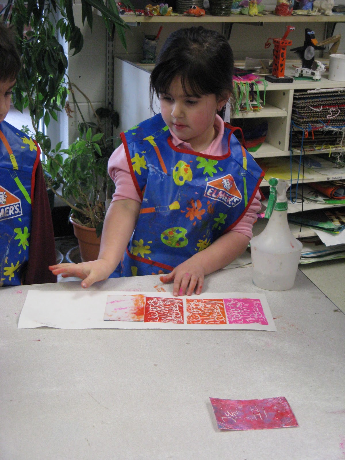 Extended Day PreK ART CLASS 1411PRINTMAKING