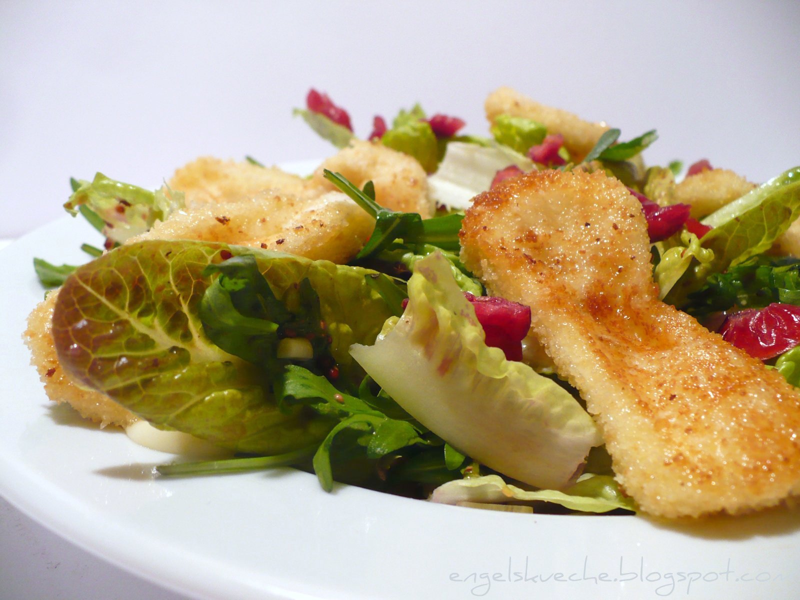 Essen aus Engelchens Küche: Blattsalat mit Beerendressing, Cranberries ...