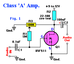 world technical: Class-A Audio Amplifier Circuit With ...