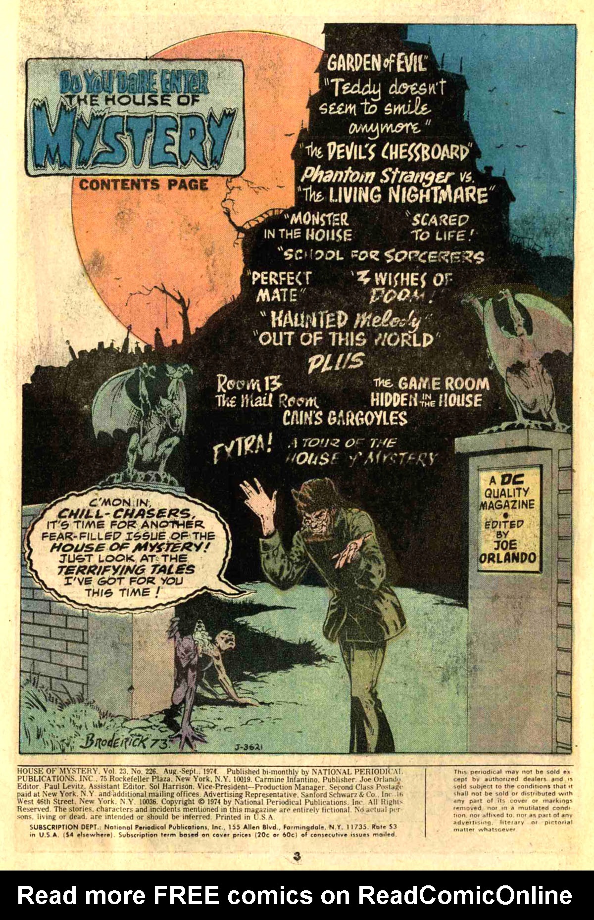 Read online House of Mystery (1951) comic -  Issue #226 - 3