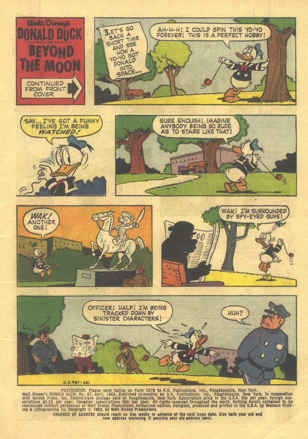Read online Walt Disney's Donald Duck (1952) comic -  Issue #87 - 3