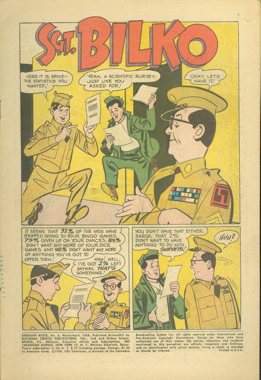 Read online Sergeant Bilko comic -  Issue #6 - 3