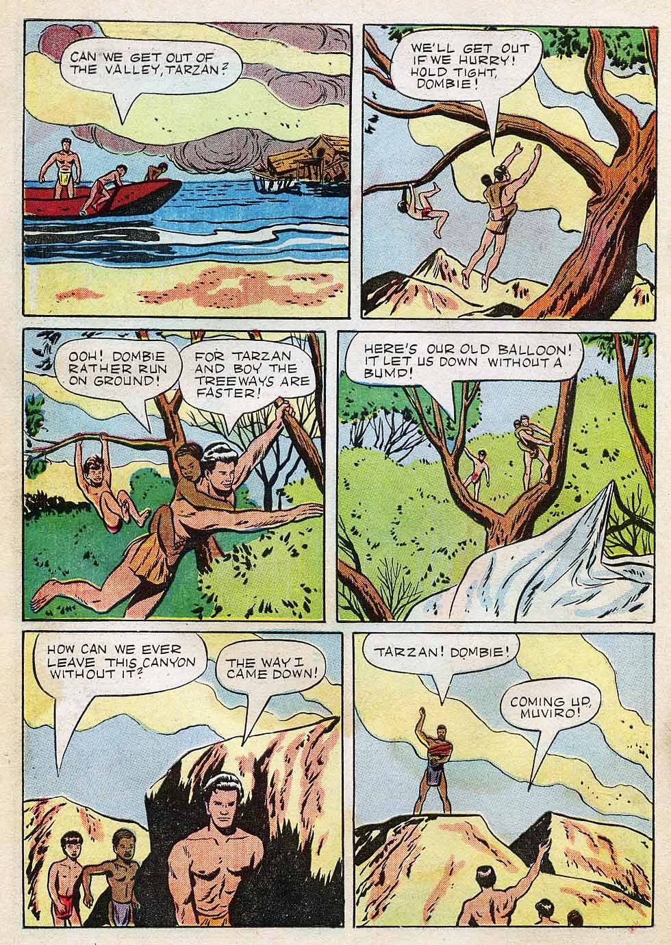 Read online Tarzan (1948) comic -  Issue #7 - 30