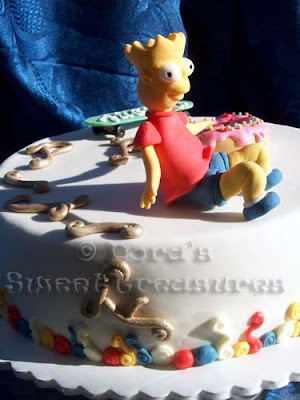 BART SIMPSON CAKE / TORTA BART SIMPSON