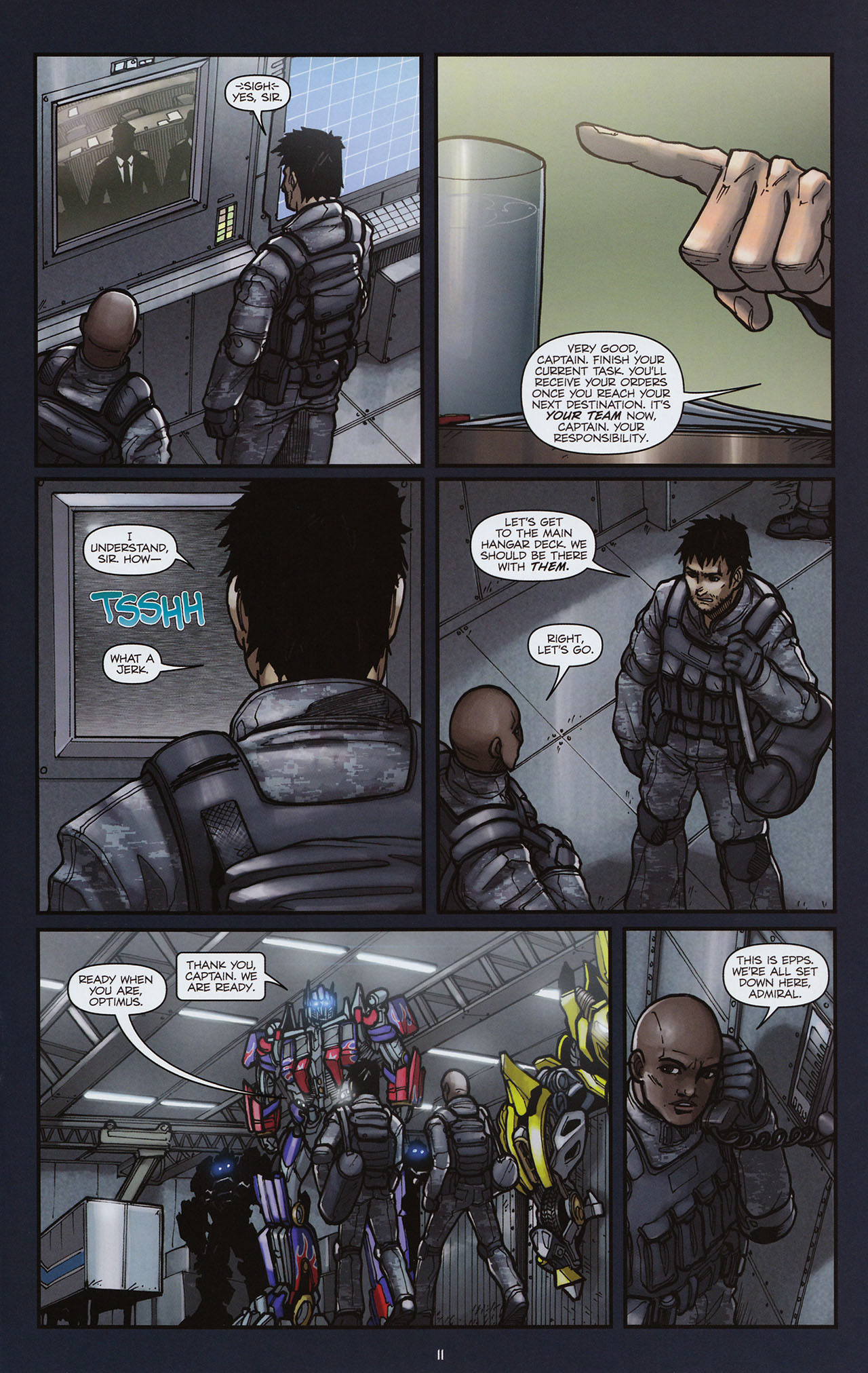 Read online Transformers: Alliance comic -  Issue #3 - 12