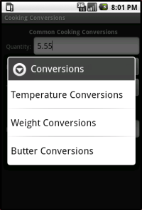 Conversions