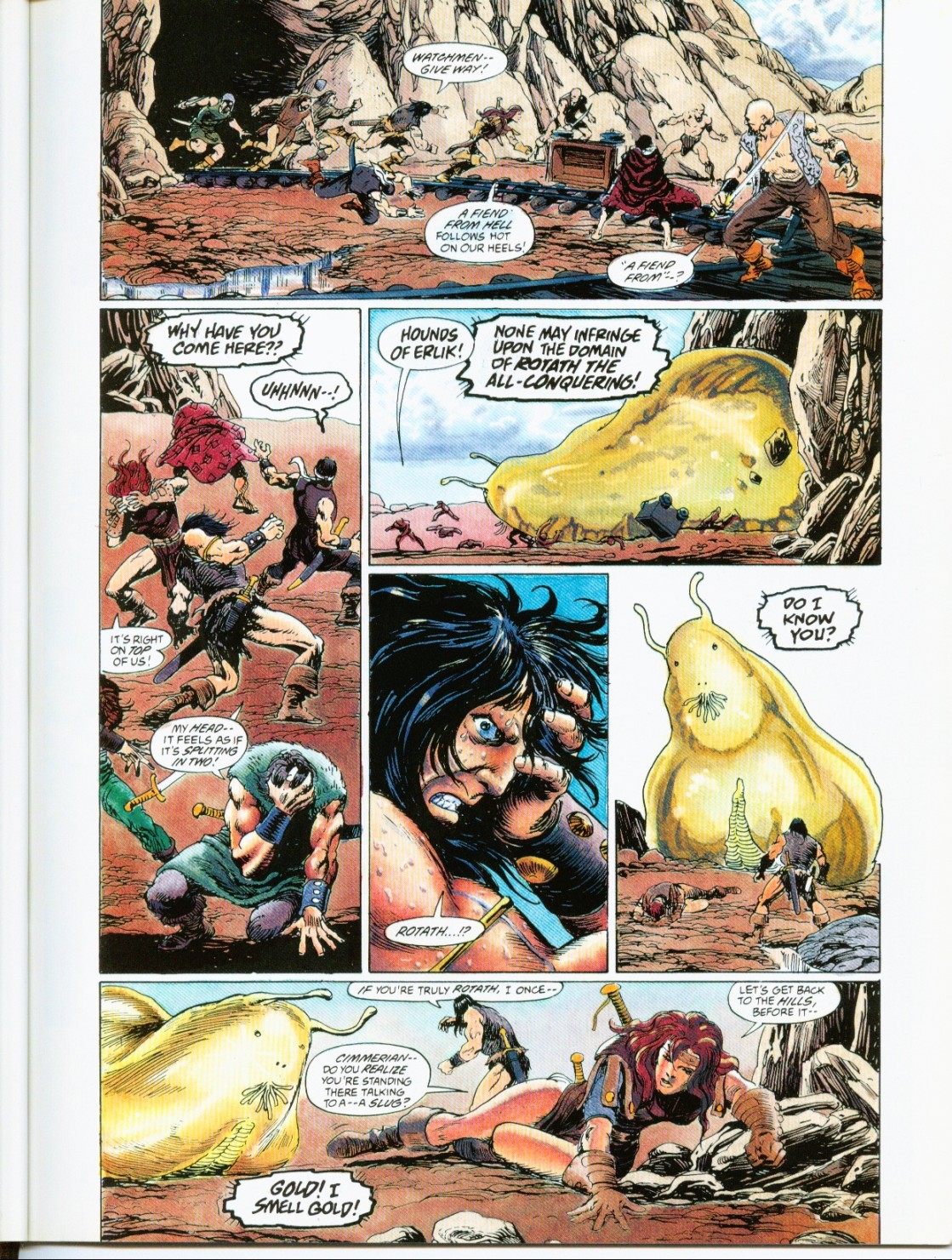 Read online Marvel Graphic Novel comic -  Issue #73 - Conan - The Ravagers Out of Time - 23