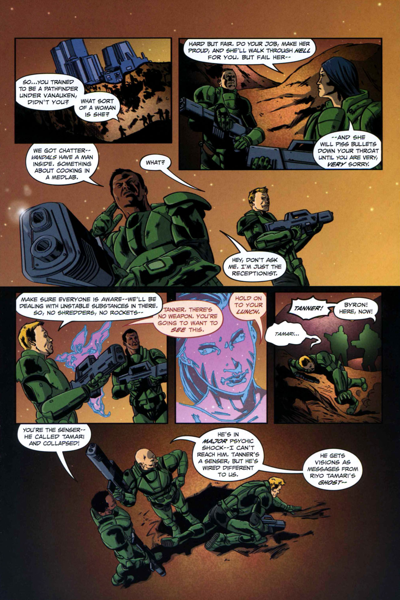 Read online Starship Troopers (2007) comic -  Issue #9 - 19