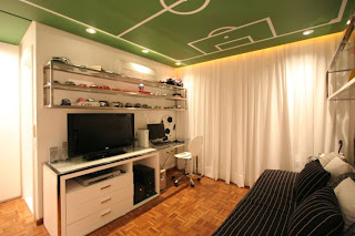 interior sweet design: DECORACION DE DORMITORIO TEMATICO PARA JOVEN