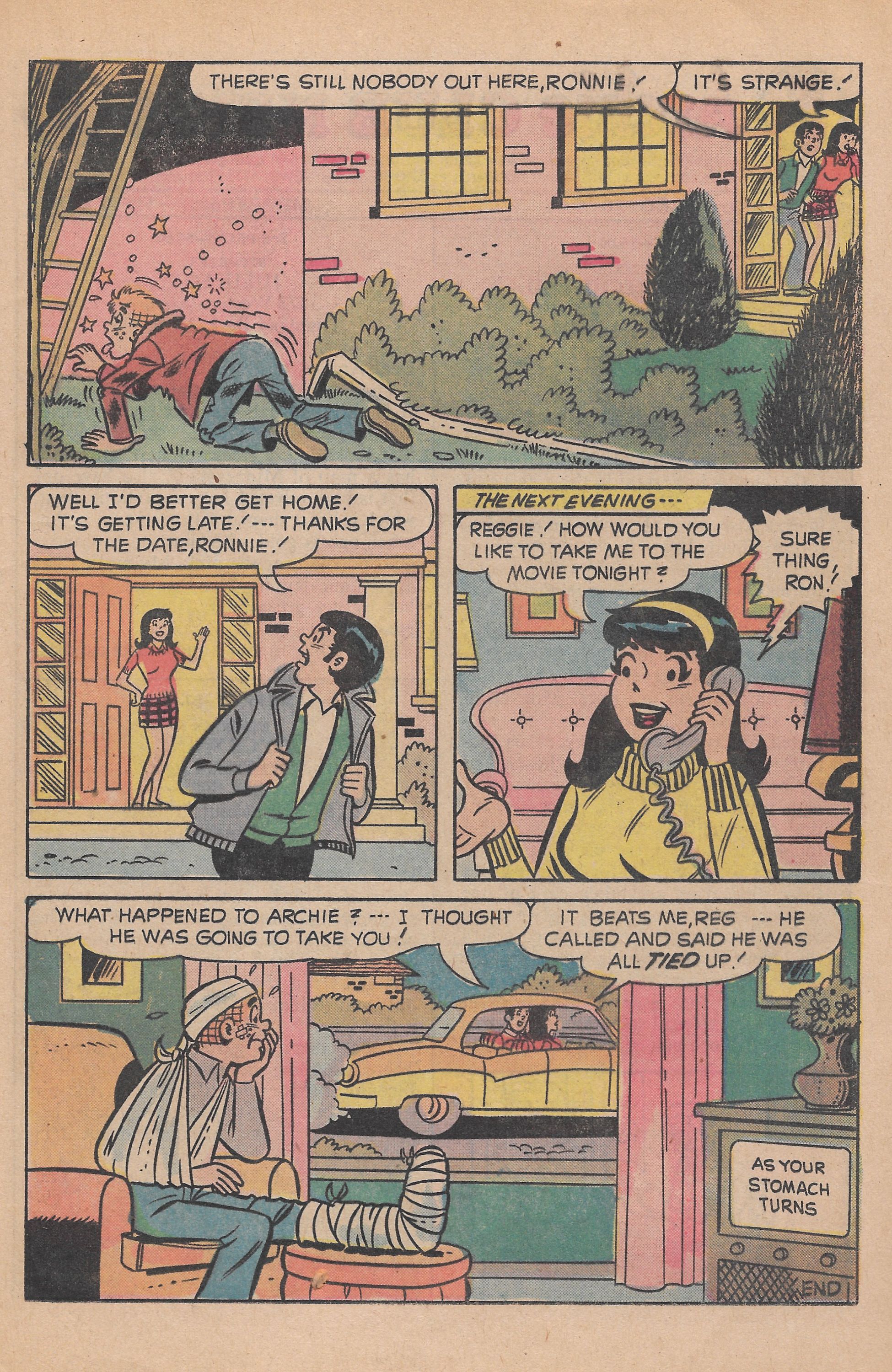 Read online Reggie and Me (1966) comic -  Issue #70 - 21