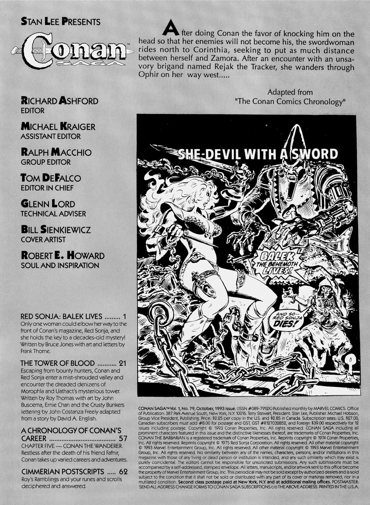 Read online Conan Saga comic -  Issue #79 - 2