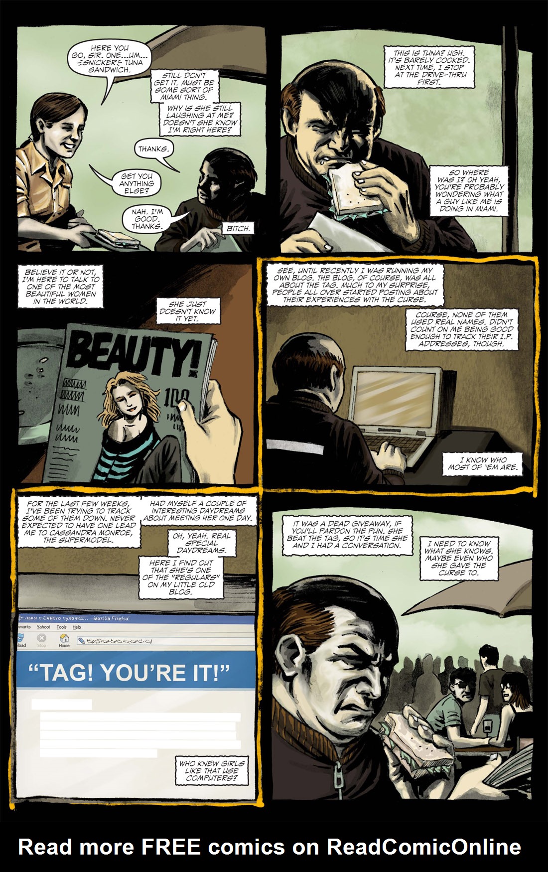 Read online Tag: Cursed comic -  Issue #2 - 5