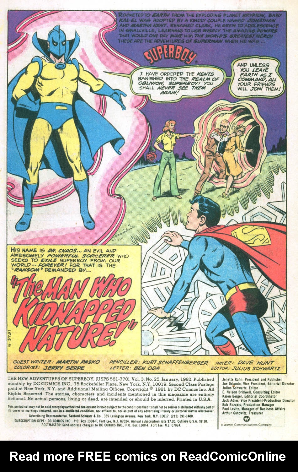 Read online The New Adventures of Superboy comic -  Issue #25 - 2