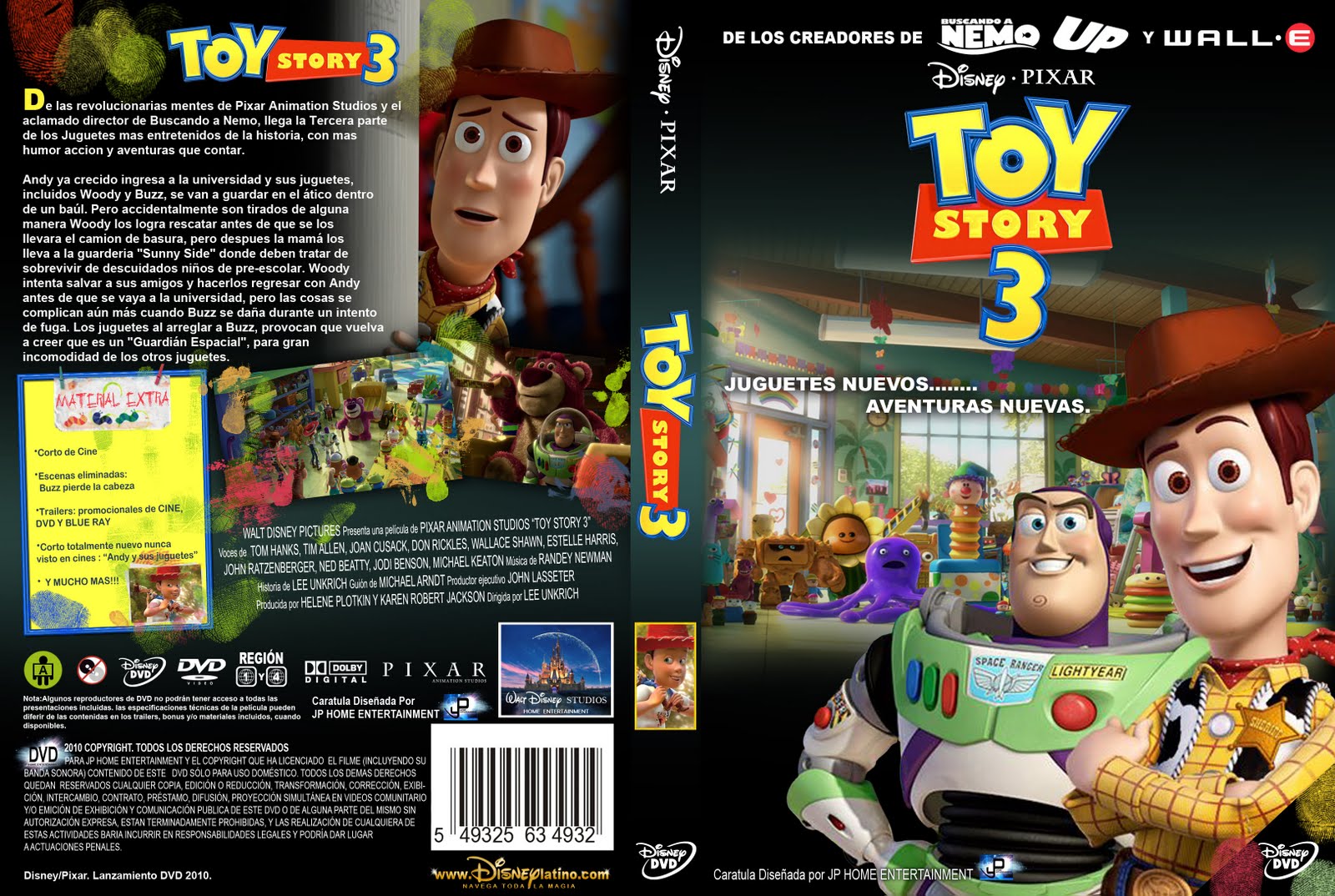 Toy Story 3 dvdrip audio latino 1link.