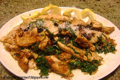 simple lemon chicken with bread crumbs