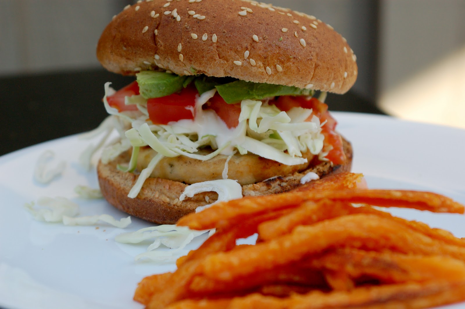Simply Fit Mama Mahi Mahi Burgers Sweet Potato Fries