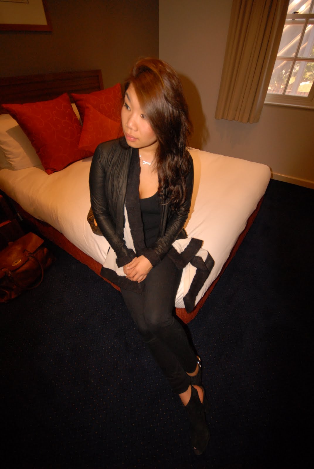 monochrome factory casually dressed and deep in conversation