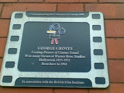 George Groves plaque